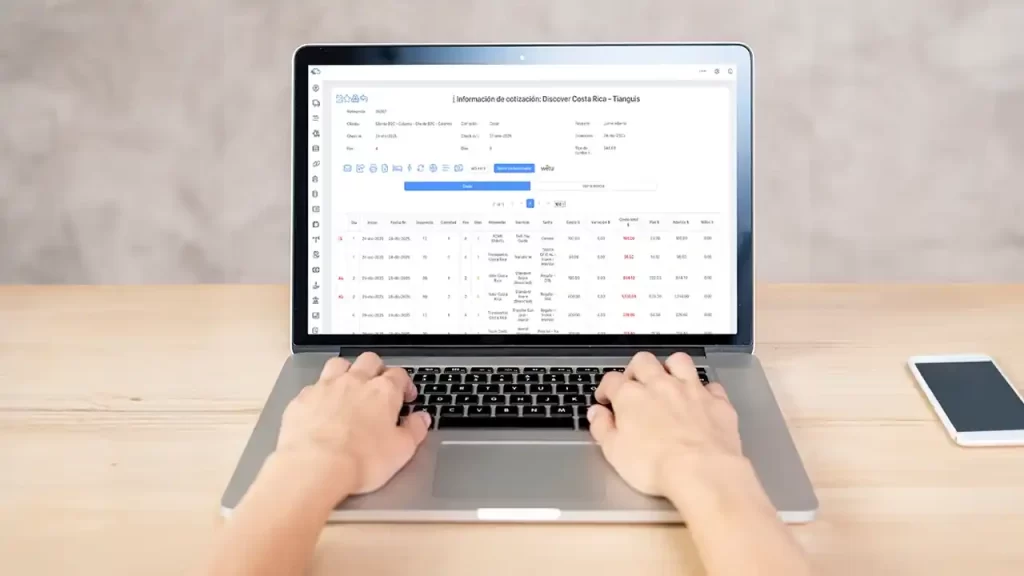 Software para agências de viagens on-line.
