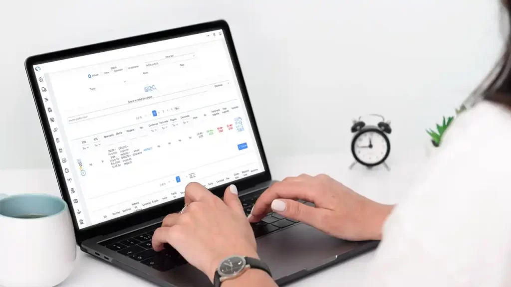 Software de contabilidade da marca Toursys.