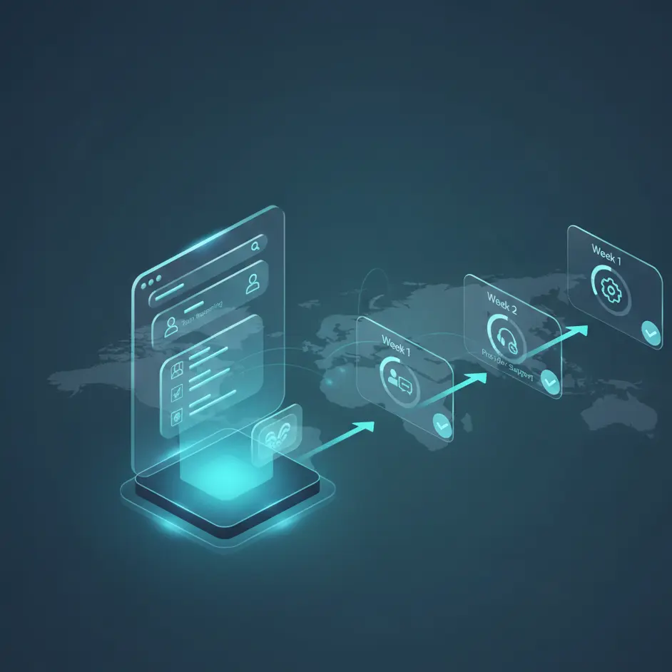 Panel digital de software turístico