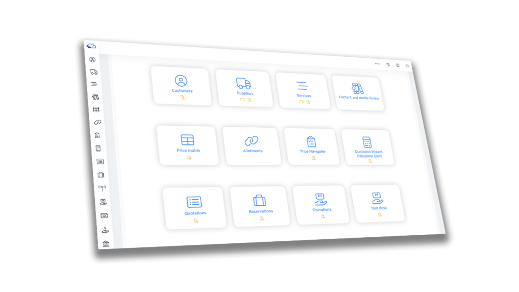 Toursys system for travel agencies