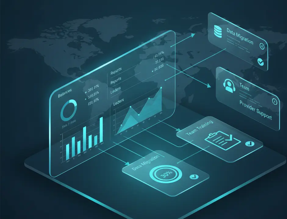Implementa software de contabilidade sem abrandar as operações
