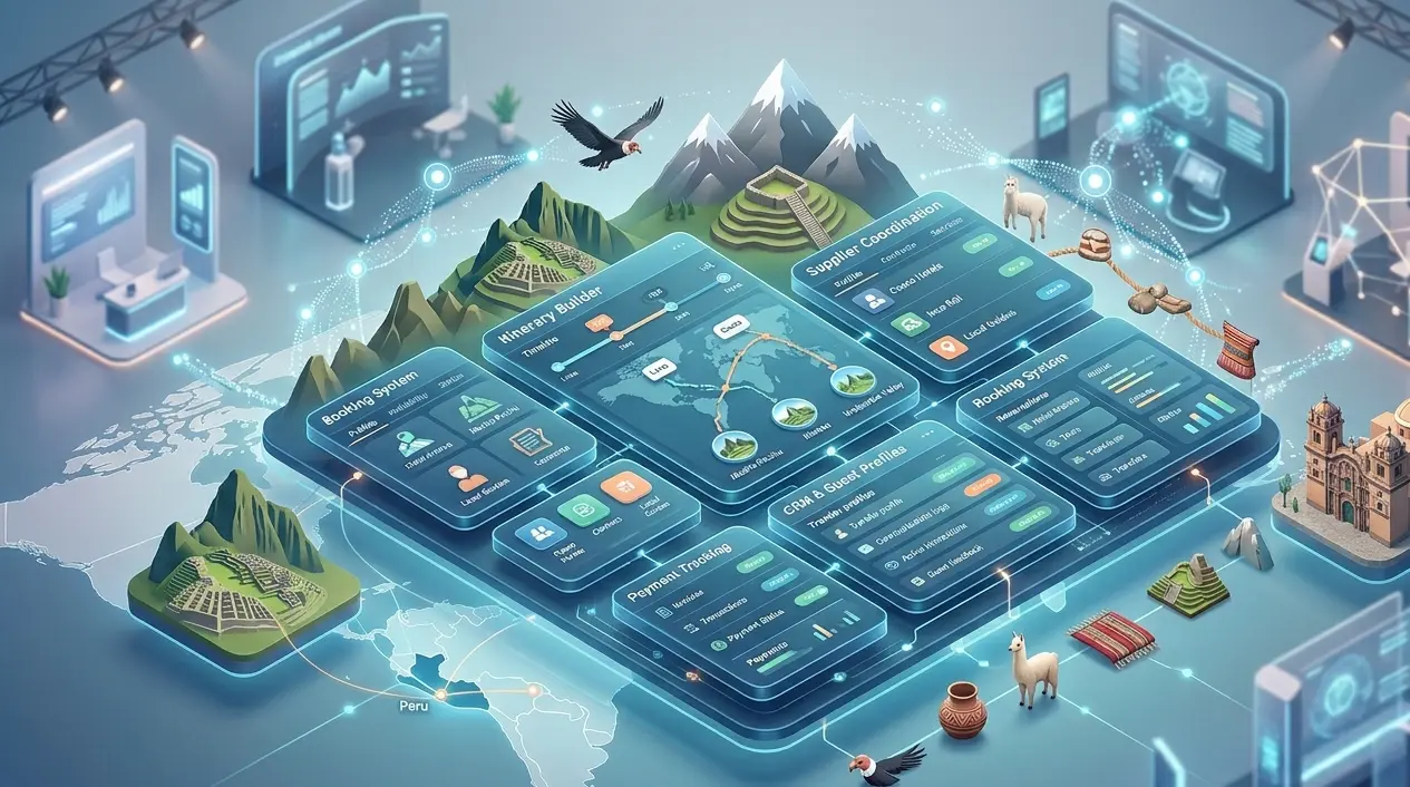Tour operator software features